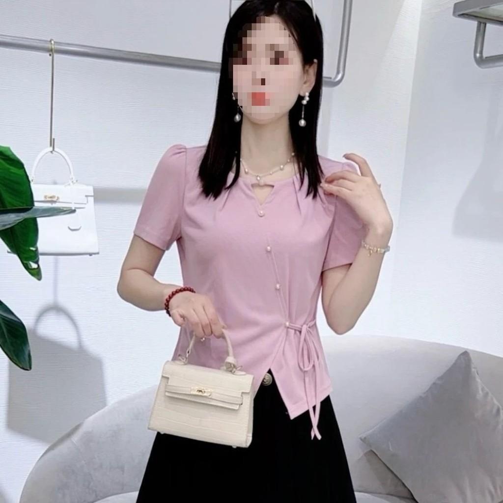 T Shirt Summer Fashion Casual V Neck Sleeveless Loose Fit For Women