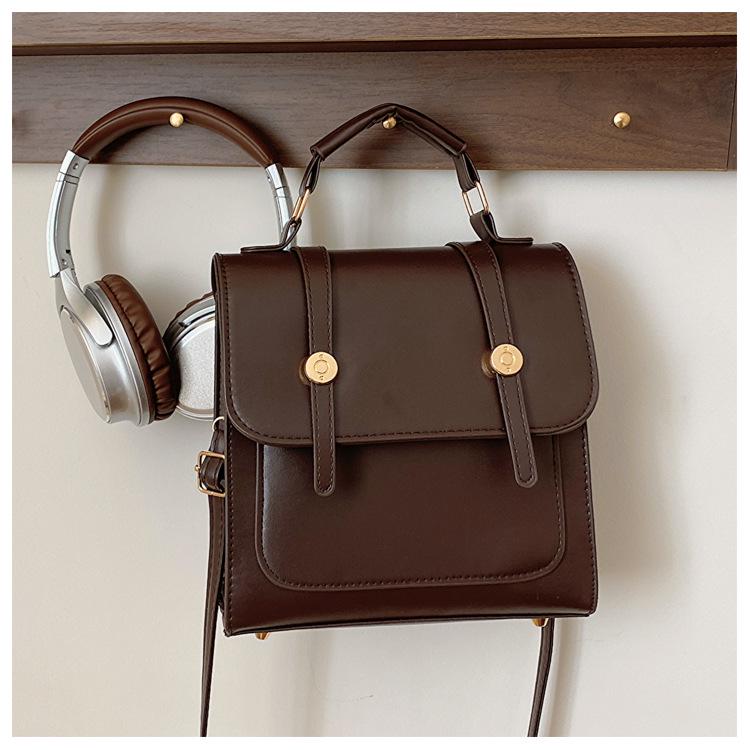 2023 Trendy Textured Casual Women's Backpack – Stylish and Simple Shoulder Bag