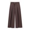 Women's High Waist Straight-Leg Wide Pants - Autumn European/American Style