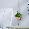 Hand Woven Hanging Planter Hat Shaped Plant Hanger Nordic Macrame Flower Pot Hanging Basket  Plant