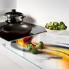 Tempered Glass Kitchen Board with Decorative Wave Abstraction Graphics 80x52 cm