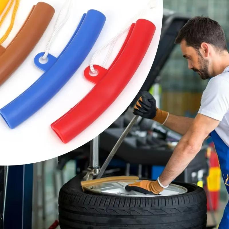 Car Motorcycle Wheel Guard Rim Protect Red Blue Bicycle Car Wheel Rim Protector Tyre Changer Guard Tire Change Protection Tool