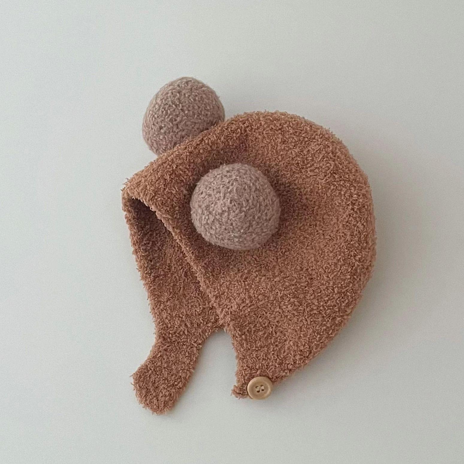 

Winter Ear Protector Hat For Infants And Young Children One Size коричневий