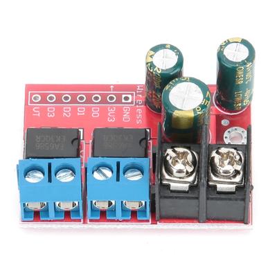 2Pcs 5A Motor Drive Module H Bridge Module Dual Channel DC Motor Drive PWM Regulation 3~14V Drive Module Light Bar Control