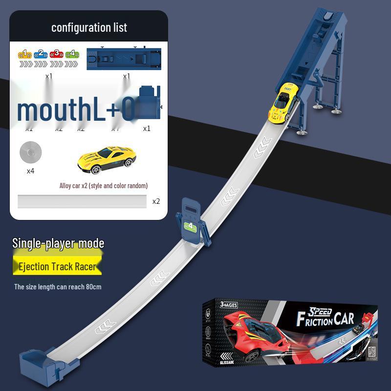 Inertial Alloy Race Car DIY Catapult Track Set