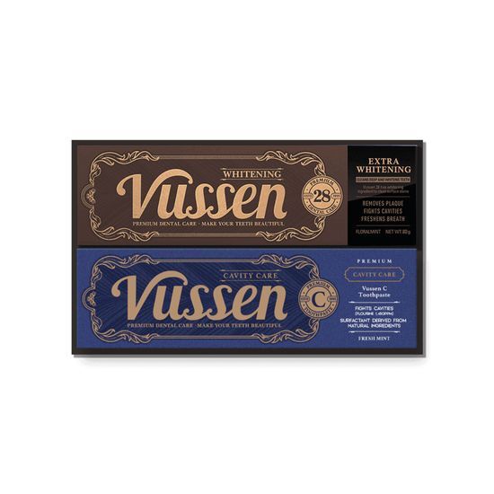 VUSSEN Daily 2-pack Set (VUSSEN28 80g, VUSSENC 120g)