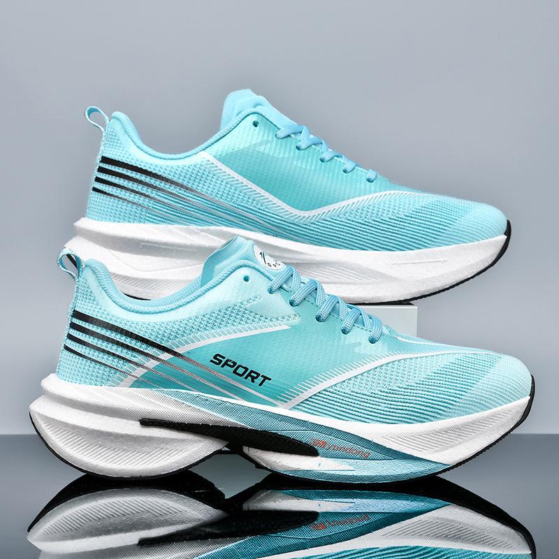 

Carbon board youth sports shoes running shoes shock absorption rebound racing shoes men s shoes students platform non-slip 45