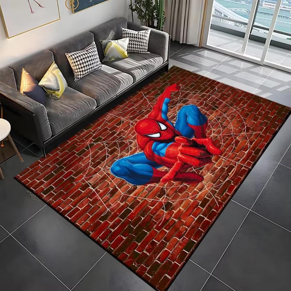 Disney Superhrdina Spiderman Vzor Velký Koberec Podložka na Podlahu do Obývacího Pokoje Ložnice Pohovková Zóna Moderní Dekor Koberec do Dětského Pokoje