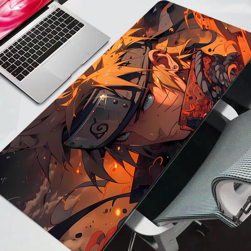 Anime Computer Mouse Pad Naruto Gamer Mouse Pads Large Gaming Mousepad XXL Desk Mause Pad Keyboard Mouse Carpet durable