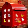 10 Farm Animal Magnetic Stickers, Farm Element Magnetic Stickers, Suitable for Kitchens, Offices, Classrooms, Refrigerators