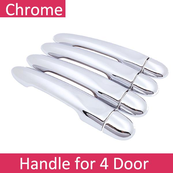 For Renault Grand Scenic III XMOD 2010 2011 2012 2013 2014 2015 2016 Chrome Door Handle Cover Exterior Car Stickers
