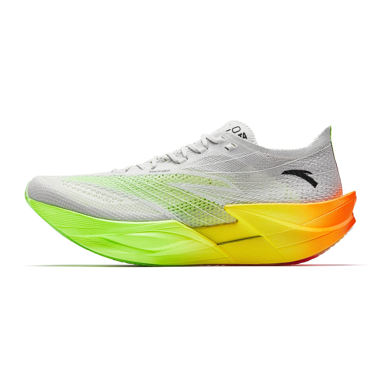 

Anta C202 6.0 Pro Comfortable Fabric Rubber Low-Top Running Shoes Men sneaker Gray Green Yellow 112615576R-4 46