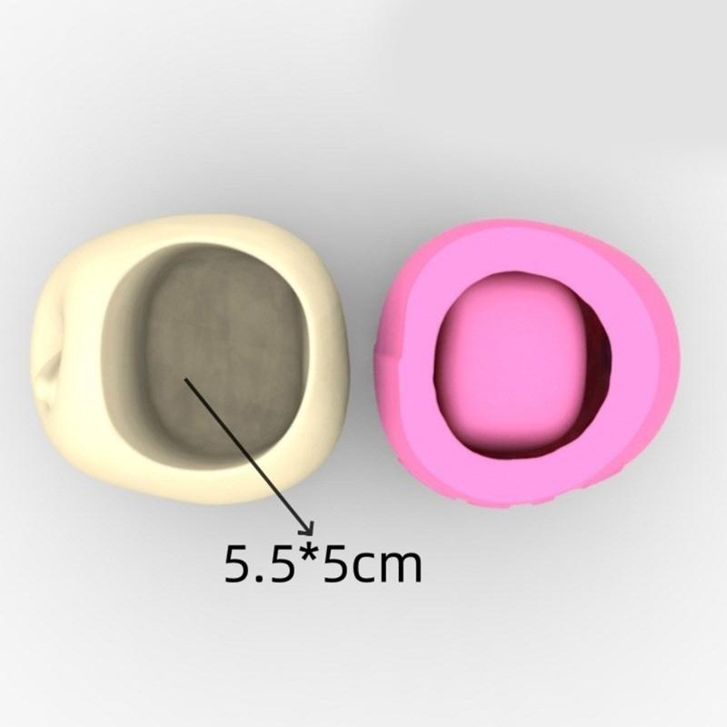 Moule en Silicone Forme de Fruit Vase Pots de Fleurs Pot à Stylo Succulente Outil de Fabrication DIY Moule de Vase en Résine Béton Décorations de Maison Outil