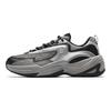 Anta Cross Retro Casual Non-Slip Wear-Resistant Low-Top Dad Shoes Women sneaker Gray Black Silver 122348850-2
