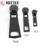 Meetee 5/10Pcs 3# 5# 8# Metal Zipper Puller Sewing Zippers Slider for Clothes Bag Pocket Zips Repair DIY Hardware Accessories