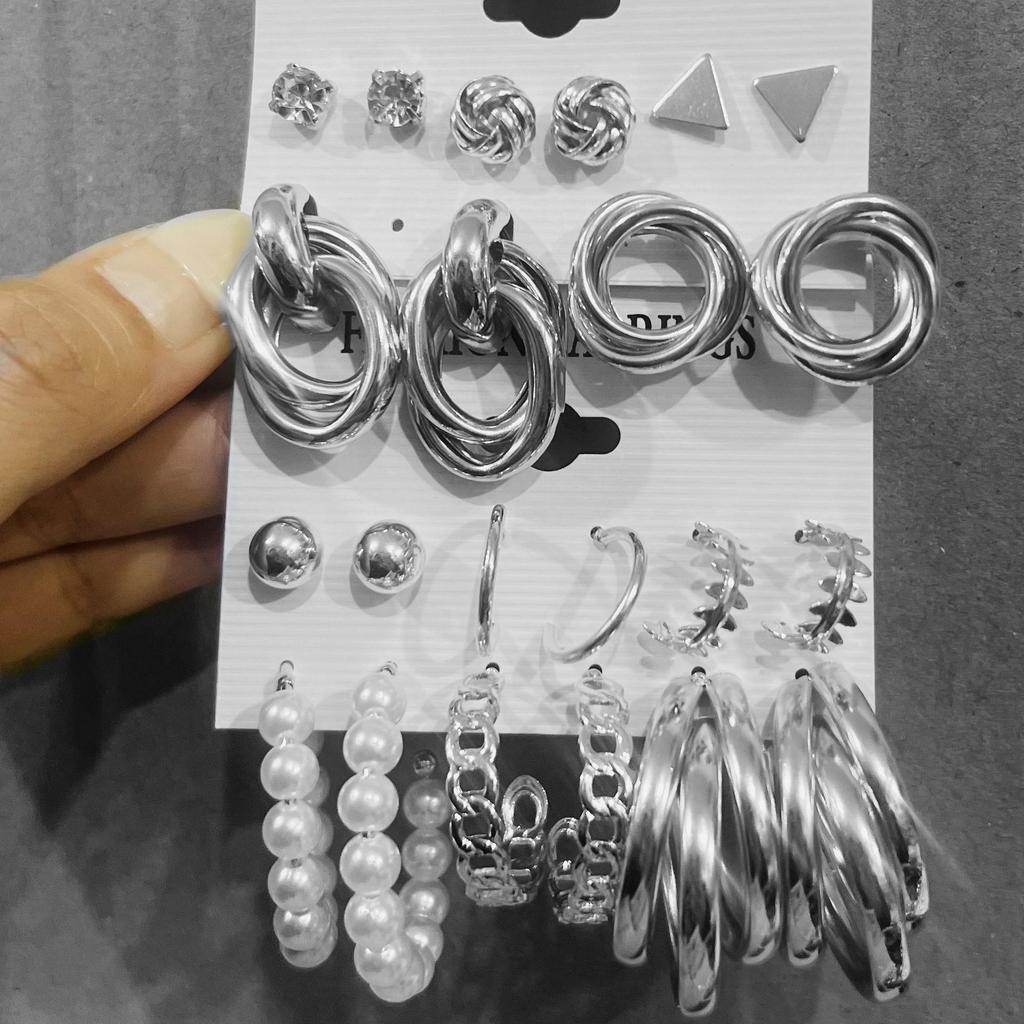 XP17 Perlenohrring-Set - Trendig und modisch