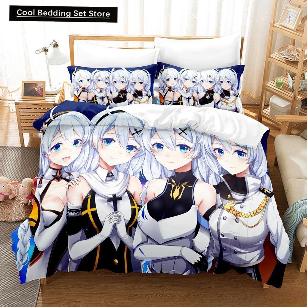Spel Honkai Impact 3 Sängkläder Set Enkelsäng Tvilling Full Queen King Size Sängset Vuxen Barn Sovrum Påslakanset Anime Lakan Set