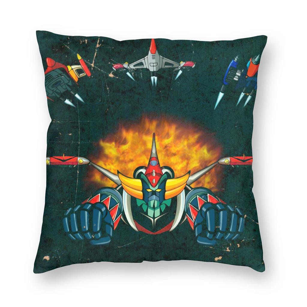 Ufo Robo Grendizer Pillowcase Printed Polyester Cushion Cover Decor Throw Pillow Case Cover Home Square 45*45Cm