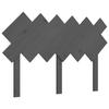 VidaXL Headboard Grey 122.5x3x80.5 Cm Solid Pine Wood 819212