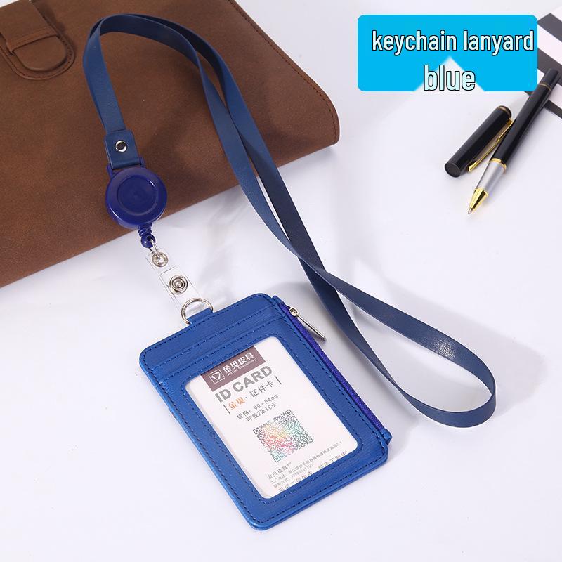 Porta Badge Multi-Scheda Golden Bay con Portachiavi, Clip Retrattile, Cordino e Portamonete