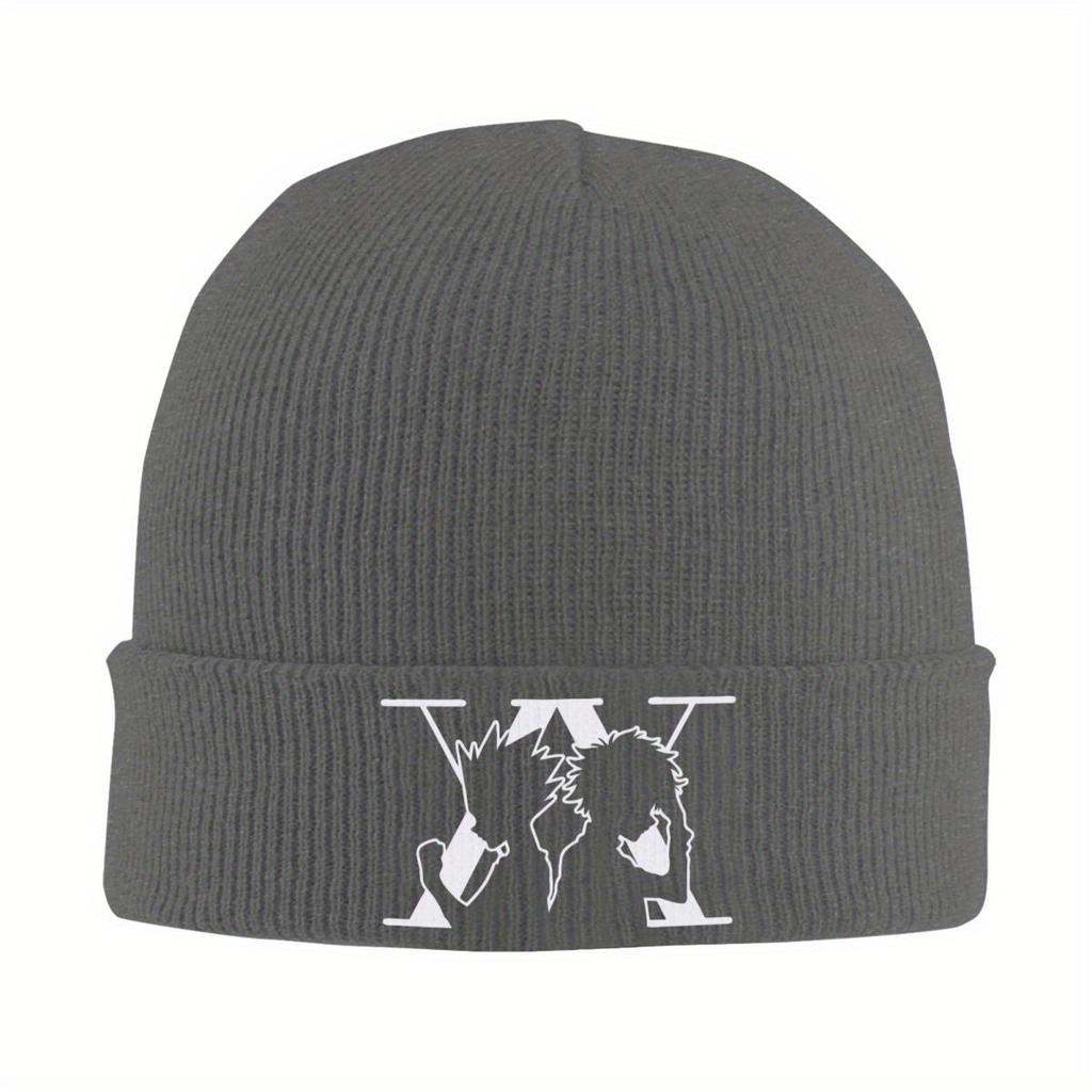 Hunter X Hunter Knit Hat Beanies Winter Hats Warm Unisex Fashion Caps Unisex Women