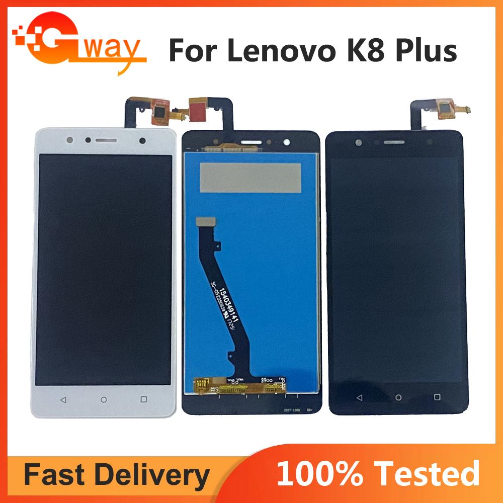 

LCD Screen and Digitizer Full Assembly For Lenovo K8 Plus XT1902-2 White