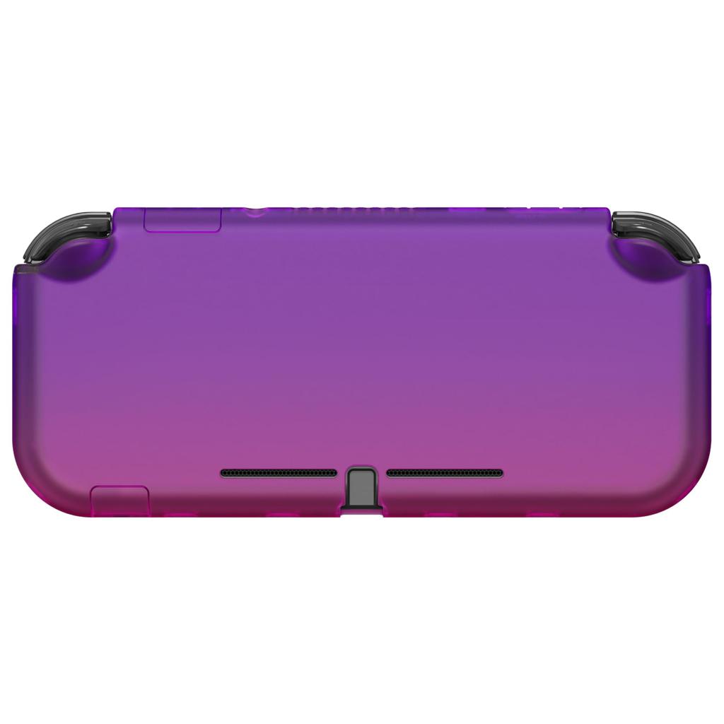 eXtremeRate PlayVital Custom Hard Case for Switch Includes Screen Protector Rose Lite, (Clear, Purple, Red)