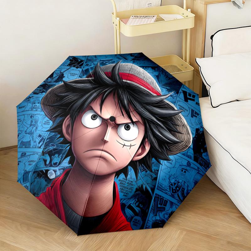 Cute Monkey D. Luffy from the Japanese manga ONE PIECE umbrella is suitable for all seasons, including home travel and outdoor activities Y17