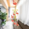 1 Set Flamingo Wind Chime Pendant Drop Glue Mold Diy Keychain Coaster Flamingo Wall Hanging Decorative Silicone Mold