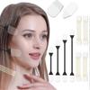 4 Bandas 20 Tiras Cinta Lifting Facial, Pegatina Lifting Facial Invisible Ultradelgada Cinta Facial Para Rostro Instantáneo, Ocultar Arrugas Faciales del Cuello Tensado Facial V-face L