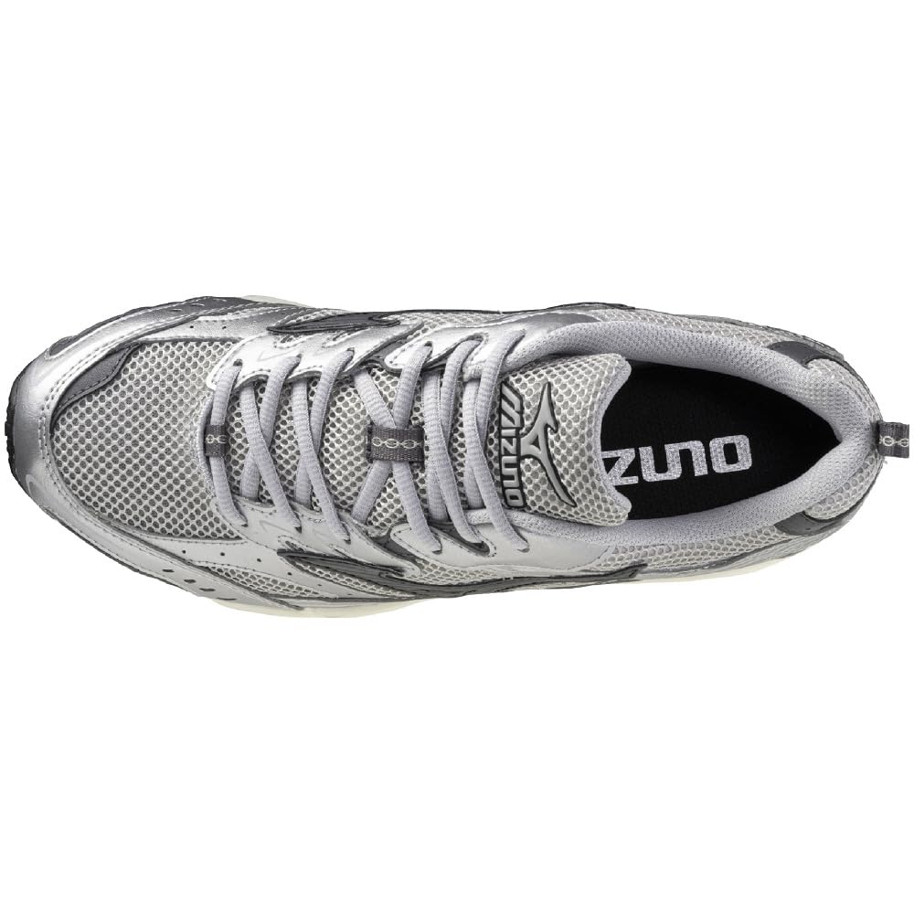 [Mizuno] MXR Sneakers, Casual Fashion, Commuting, School, Lifestyle, Light Gray x Black, 27.5 cm, 3E