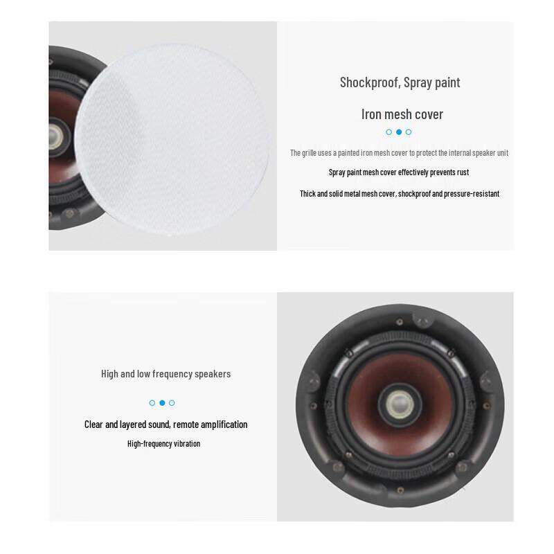 Runpu RP-XDY02 6-inch Coaxial Ceiling Speaker (CN version)