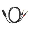 Dual 6,35 mm TS Stecker auf XLR 3-polig Stecker Kabel Dual 14 Zoll Mono auf XLR Y-Splitterkabel für