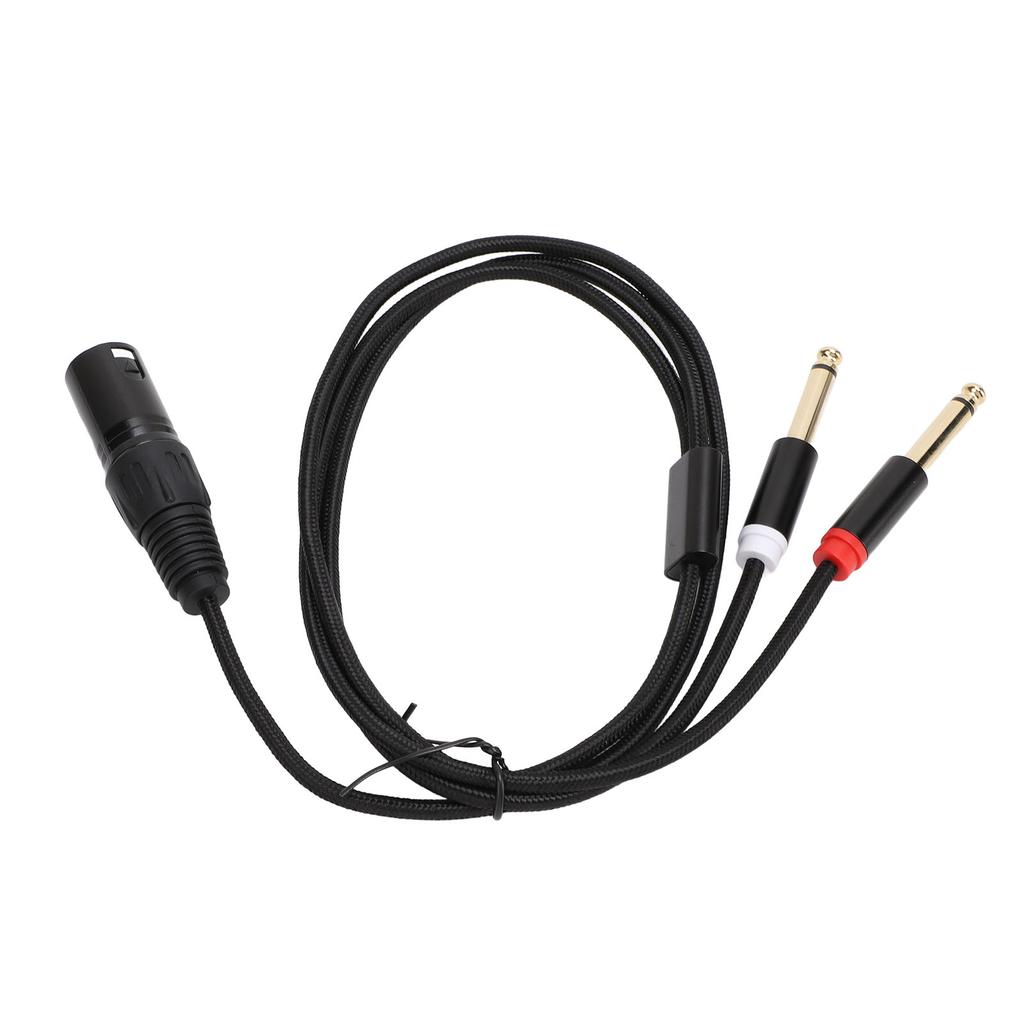 Dual 6,35 mm TS Stecker auf XLR 3-polig Stecker Kabel Dual 14 Zoll Mono auf XLR Y-Splitterkabel für
