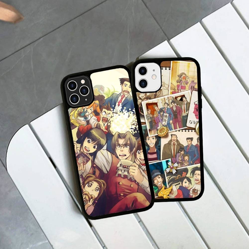 Classic Game Ace Attorney Phone Case For IPhone 17 16 15 14 13 Plus 12 11 Pro Max PC+TPU Cases Back Cover