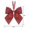 Christmas Tree Hanging Pendant 10pcs Bow Ornaments for Xmas Home Room Navidad New Year Party Decoration Decor