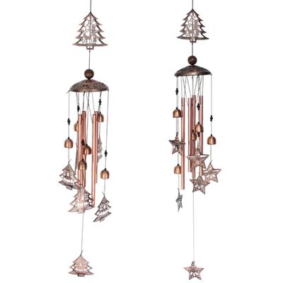 Antique Metal Windchime Bells Decoration for Christmas Trees Easy To Hang for Seasonal Trees Adornment