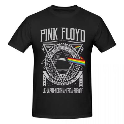 Grunge Vintage Pink Floyd T Shirts Graphic Y2K Anime Crewneck T Shirt for Men Women Clothing
