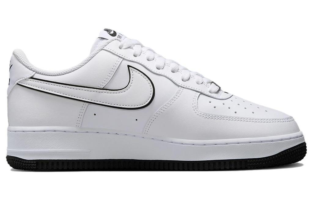 Nike Air Force 1 '07 Low White Black Outline Swoosh DV0788-103