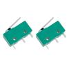 2Pcs KW4-3Z-3 5A 250VAC Micro Switch 3 Terminals with Lever Normally Open