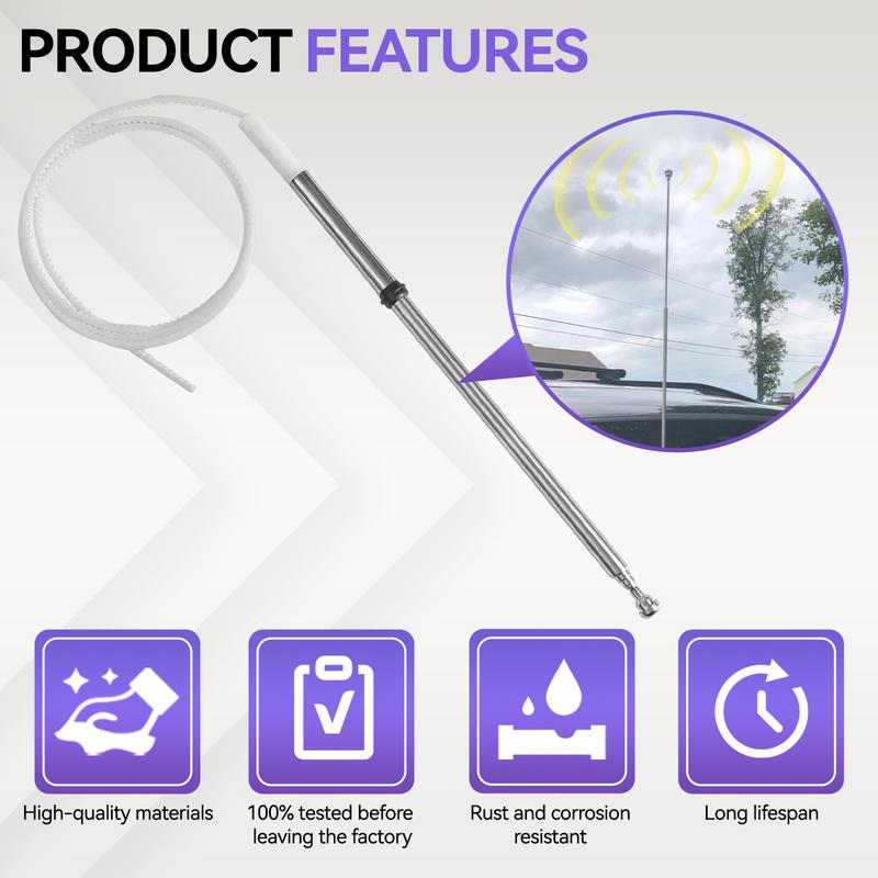 For Toyota Land Cruiser 100 Series Lexus LX470 1998-2007 Car Electric Antenna Mast AM FM Radio Replacement Parts 86337-60151