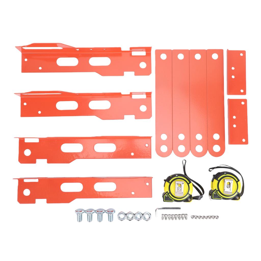 2 Pack Heavy Duty Wheel Alignment Tool Kit, Universal Track Toe Gauge with 2 Tape Measures and Mounting Screws for Cars