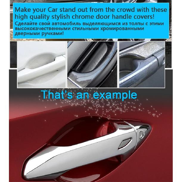 Luxurious Stability New Chrome Door Handles Cover Trim for Citroen C3 MK1 2002~2009 Car Accessories Stickers Catch Auto Styling