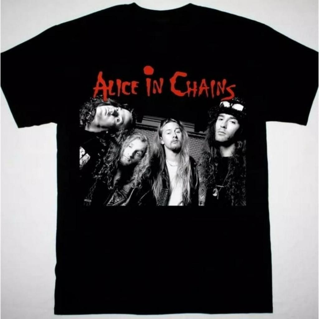 Alice In Chains TShirt Art Pattern Grunge Band TShirt Casual Street Style TShirt Suitable For Both Unisex And Unisex