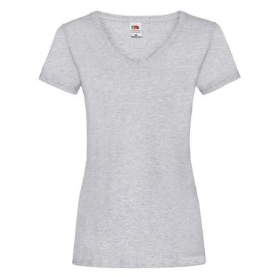 Fruit of the Loom Womens/Ladies Valueweight V Neck T-Shirt
