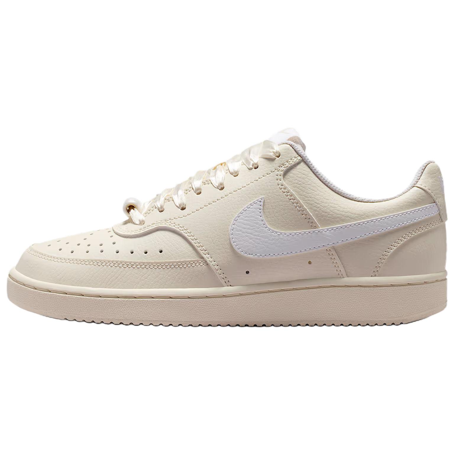 

Nike Court Vision Lo Le Comfortable Versatile Shock Absorbing Durable Breathable Low Top Sneakers Women sneakers Off-White IB6652-100 36.5