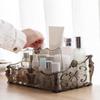 Plastic Cosmetic Storage Box Clear Flower Desktop Display Case Makeup Brush Holder  Lipstick