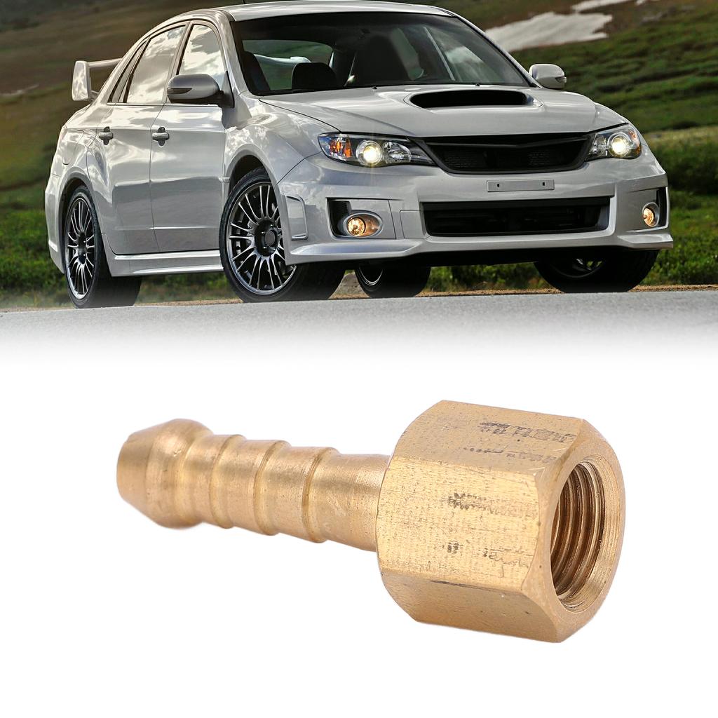1 8in NPT Restrictor Thread Fitting Brass Hose Connector Good Sealing for Turbo Oil Feed
