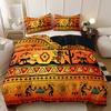 2/3Pcs South American Tribal Totem Duvet Cover Set, HD Printing All Season Bedding with Pillowcases, Home Dorm Decor