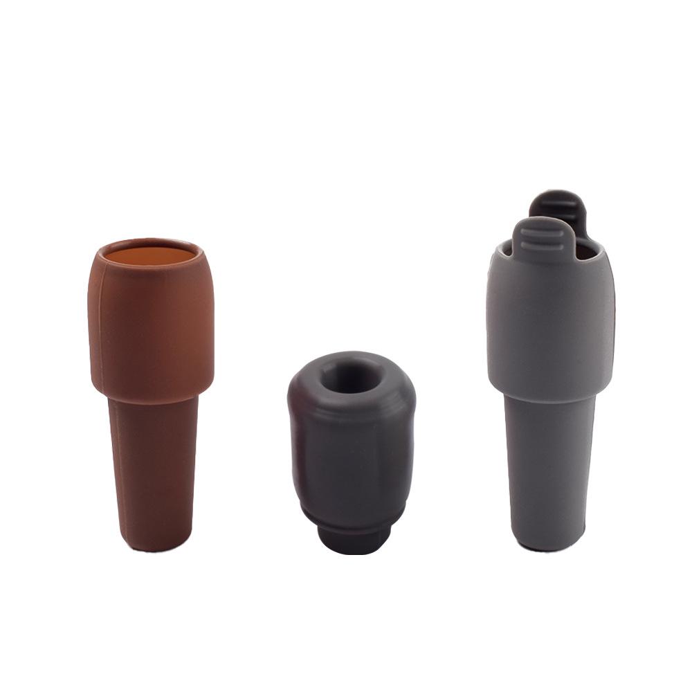 Soft Silicone Wine & Champagne Stopper: Double-Seal, Anti-Drip, with Handle